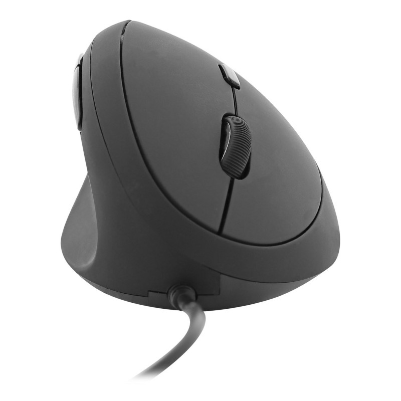 TNB Souris ergonomique verticale filaire pour gaucher - Noir