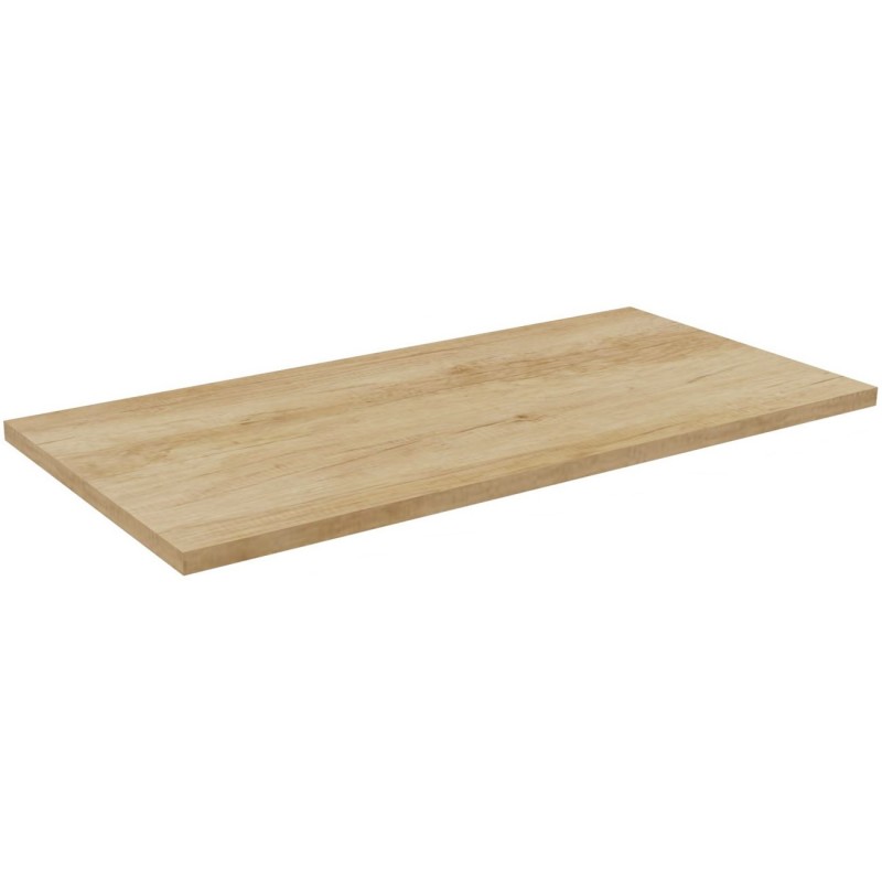 Tablette mélaminée pour armoire NF Environnement L100 cm - Chêne Nebraska