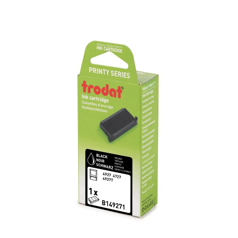 Trodat Cassette d'encre de rechange pour tampons Printy 4927 - Noir