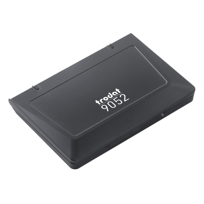 Trodat Tampon encreur Écolo 9052 pour caoutchouc et tampons polymères - 11 x 7 cm - Noir