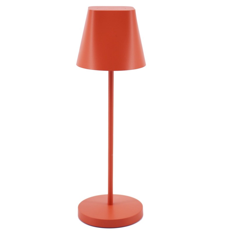 Unilux Lampe de décoration Ava - Led intégrée - Tactile - Abat-jour et socle terracotta