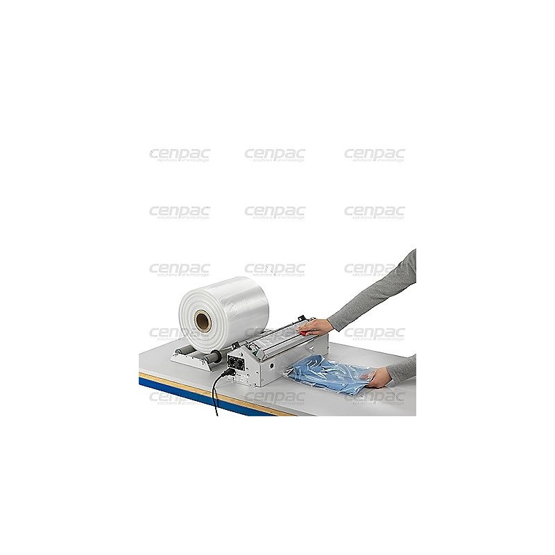 Gaine pebd pour vetement 20µ transparent 600mmx670m - bobine de 15 kg - bobine