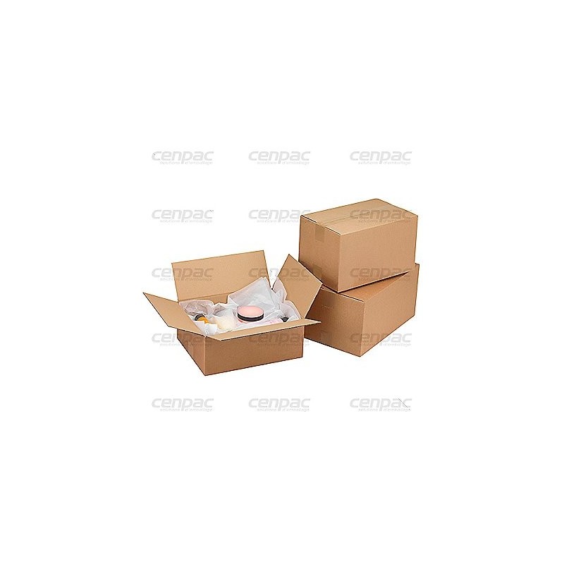 Caisse carton americaine simple cannelure - 320x220x290mm - colis de 20 caisses
