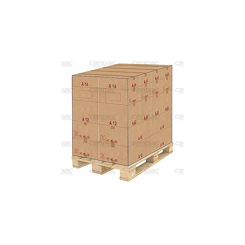 Caisse carton americaine galia a13 double cannelure 2/n 400x300x200mm - colis de 20 caisses