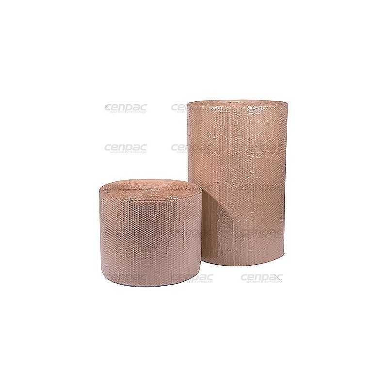 Film bulles kraft - 100 cm x 100 m : 100 m² - colis de 1 rouleau - colis de 1rl