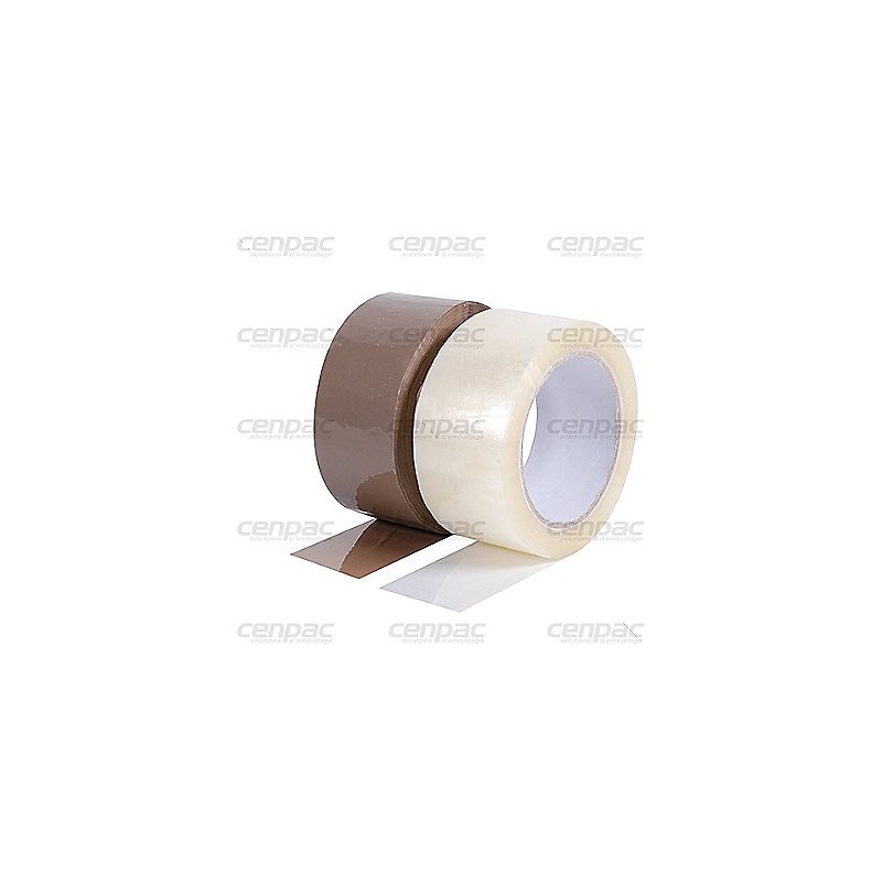 Ruban adhesif pp hot melt transparent 25µ 48mmx100m - colis de 36 - colis de 36 rouleaux