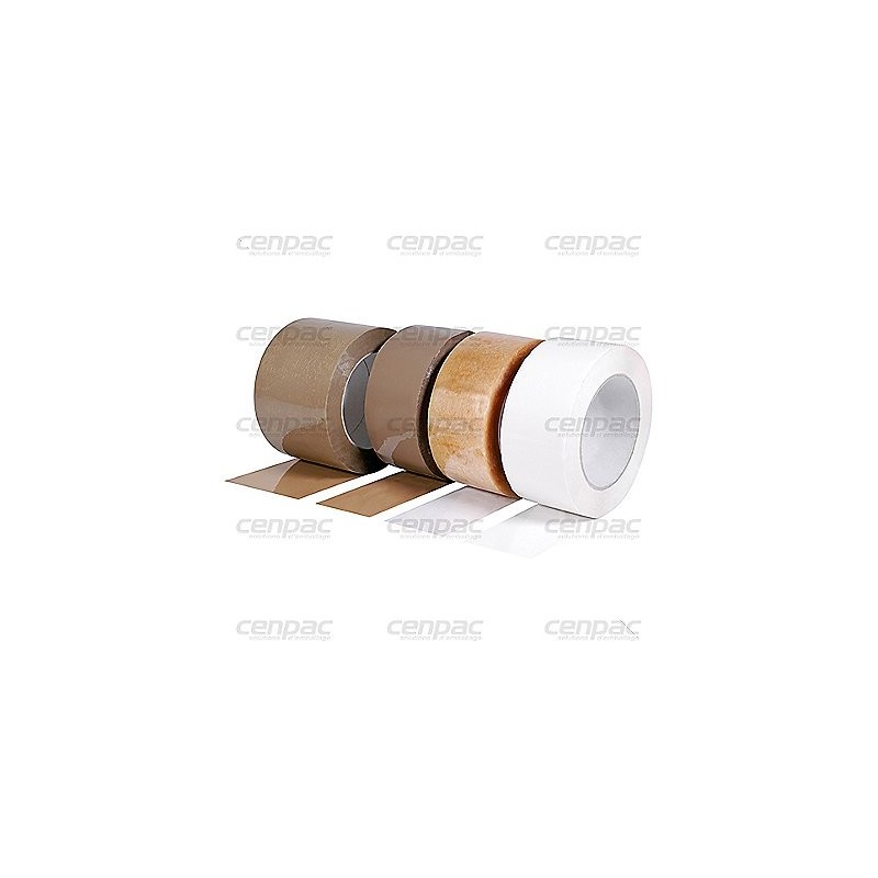Ruban adhesif pp solvant havane dsb 30µ 75mmx100m - colis de 24 - colis de 24 rouleaux