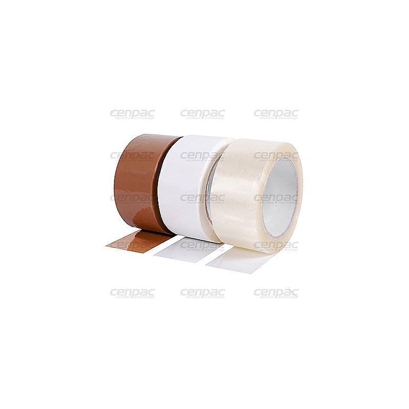 Ruban adhesif pp acrylique blanc 25µ 48mmx100m - colis de 36 - colis de 36 rouleaux