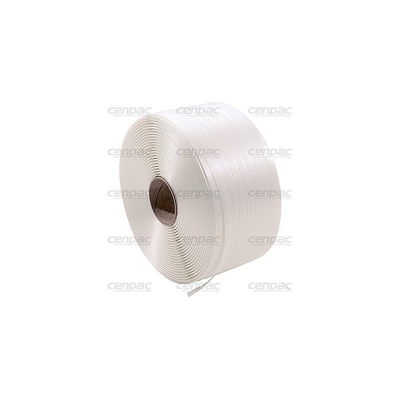 Feuillard manuel textile colle standard 13mmx1100m - colis de 2 - colis de 2 bobines