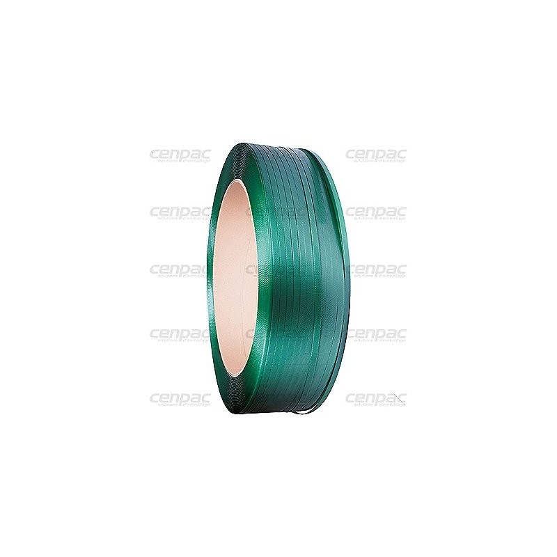 Feuillard manuel pet qualite standard 15mmx0,6mmx2000m - diam int. bobine 406mm - bobine