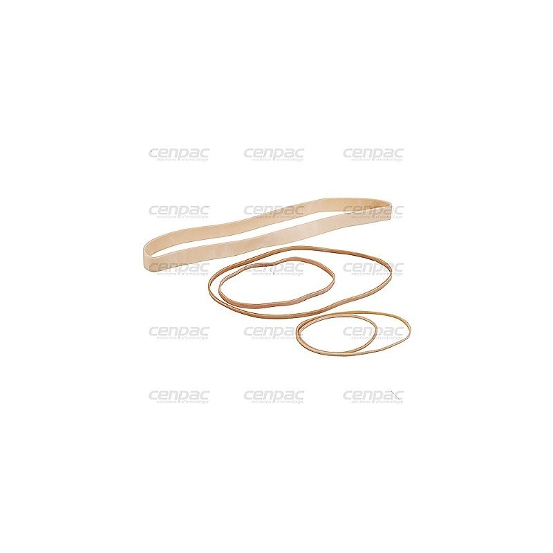 Bracelet caoutchouc - 200x10 mm - sac 1kg 135 pieces environ - paquet