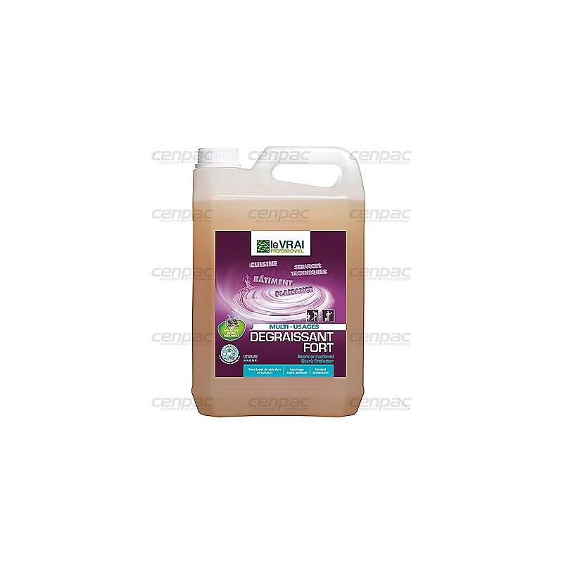 Dégraissant sols et surfaces bidon de 5l - le vrai - bidon de 5 litres
