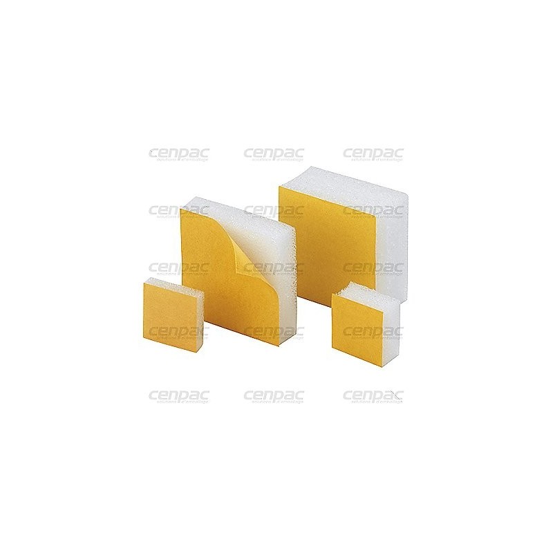 Plot adhesif mousse - permanent 50x50x50mm - colis de 1200 - colis de 1200 plots