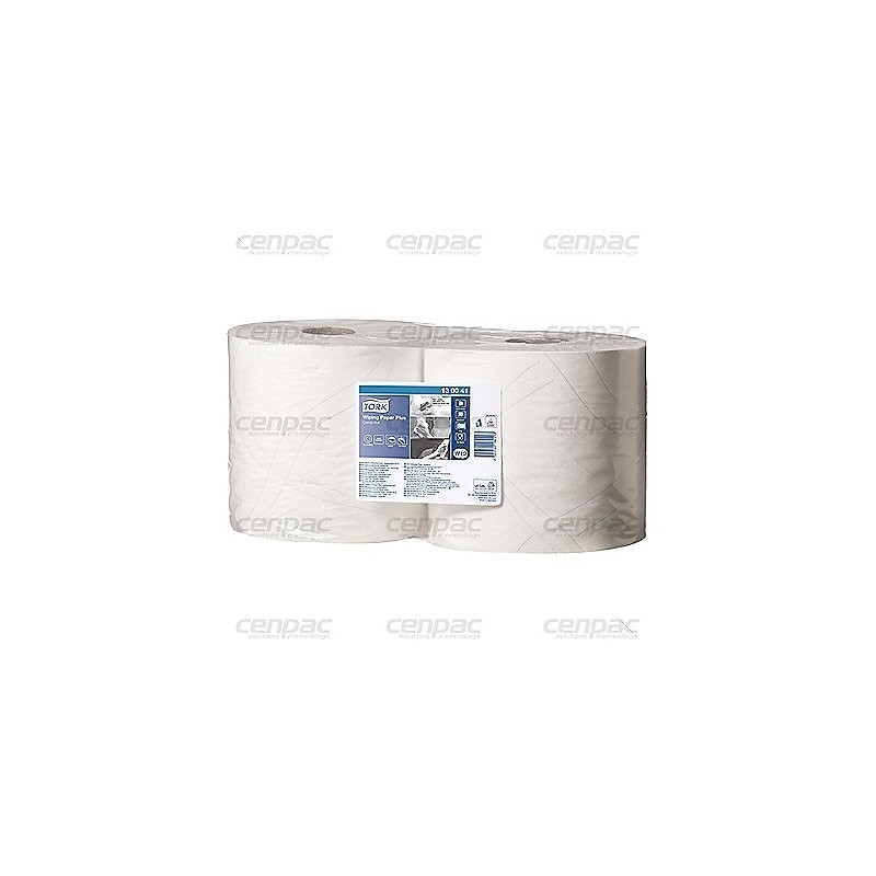 Ouate blanche 2 plis - 700 formats 23,5x34 cm - colis de 2 bobines - colis de 2 bobines