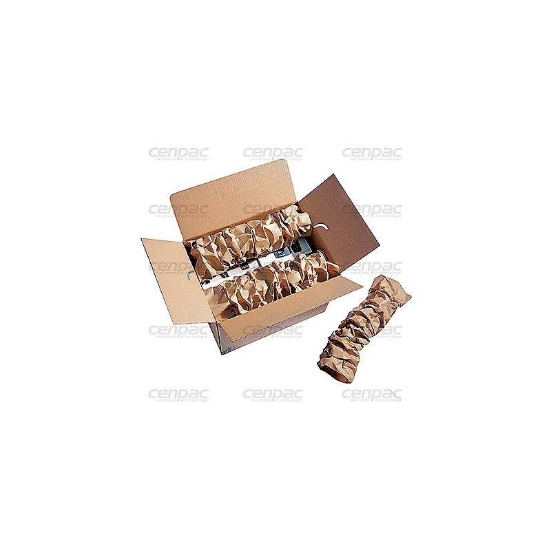 Papier kraft standard 1x90g 200mmx390m - pour systeme paperplus chevron rouleau