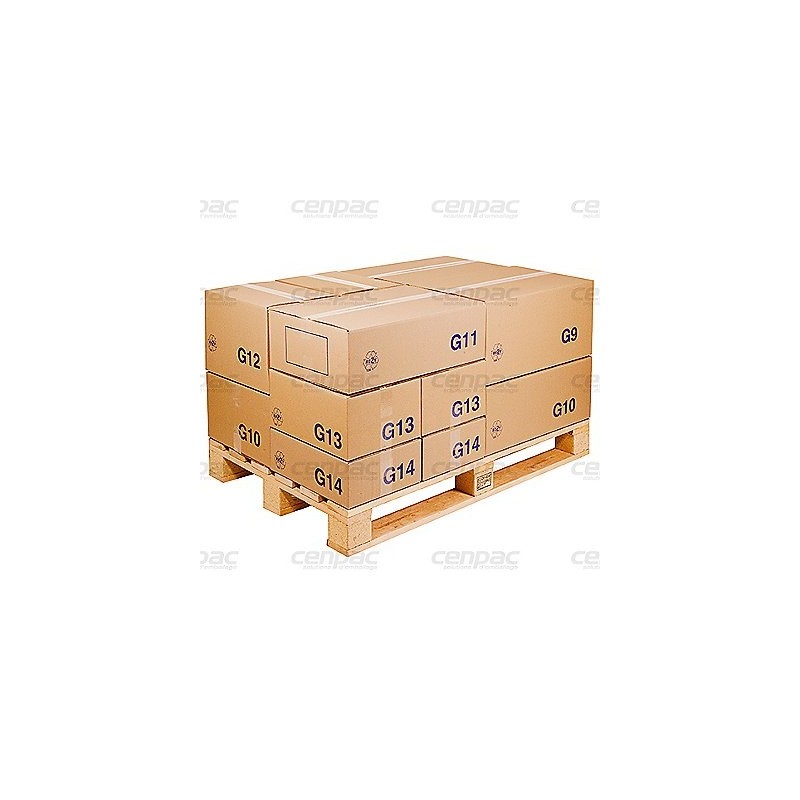 Caisse type galia g10 ddbe - 600x400x250mm ext - colis de 20 caisses
