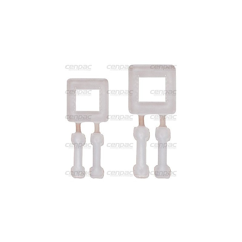 Boucle plastique autobloquante - pour feuillard pp 16 mm - colis de 5000 - colis de 5000 boucles