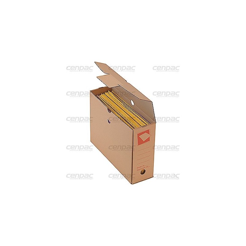 Boite archive carton brun - 24,5x33x8cm - colis de 25 boites