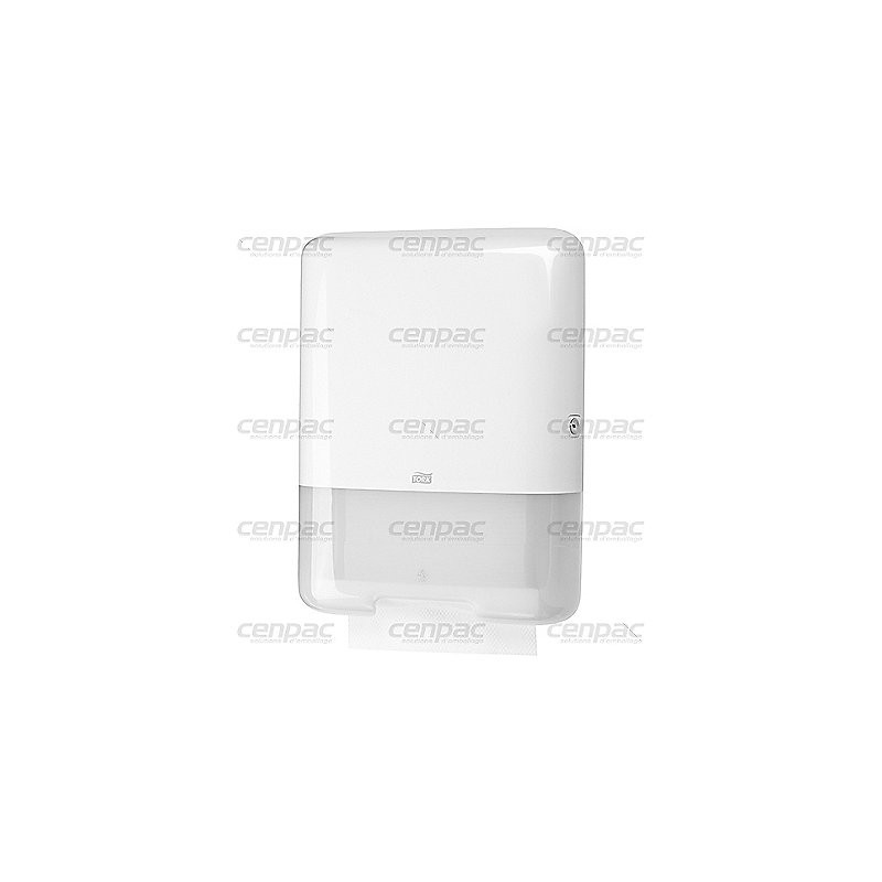 Distributeur essuie mains - pour papier enchevetré - plié en v/c - distributeur