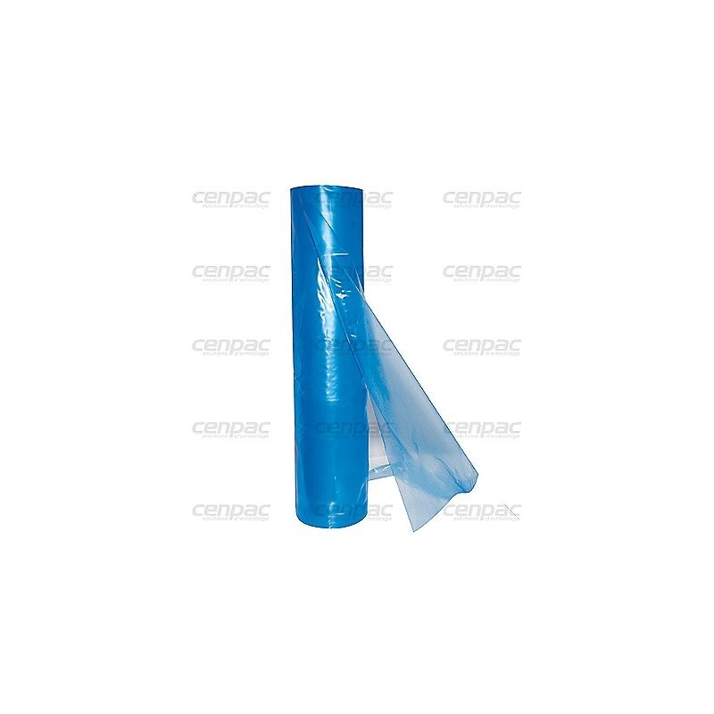 Film vci bleu 150µ - 3m(plie en 2)x 72m - rouleau de 30kg - rouleau: 30kg