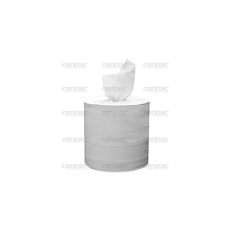 Ouate bleue 2 plis - 450 formats 19,5x25 cm - colis de 6 bobines - colis de 6 bobines