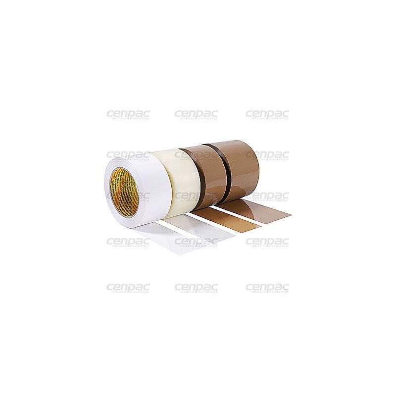 Ruban adhesif pp hm transparent 3m371 28µ 75mmx100m - colis de 24