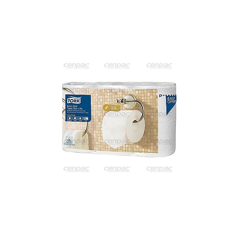 Papier toilette extra doux - 4 plis rouleau de 153 formats colis de 42 rouleaux - colis de 42 rlx