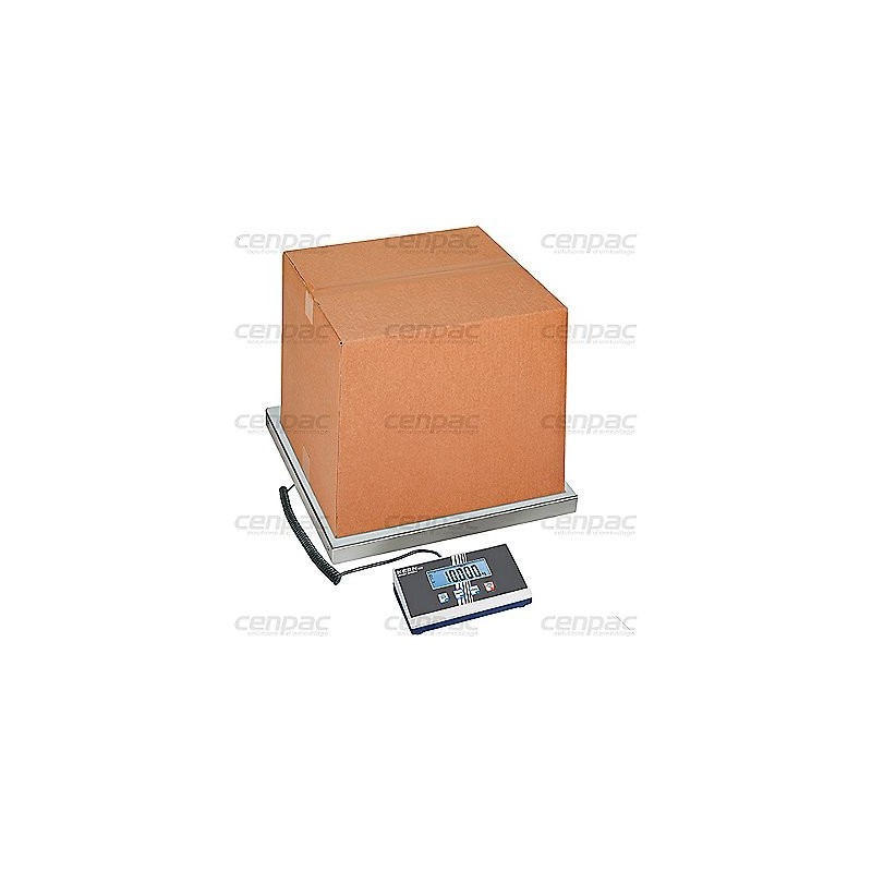 Balance industrielle avec gd plateau - 60kg max - eob60k20l précis° +/ - 20gr - 1 balance industrielle