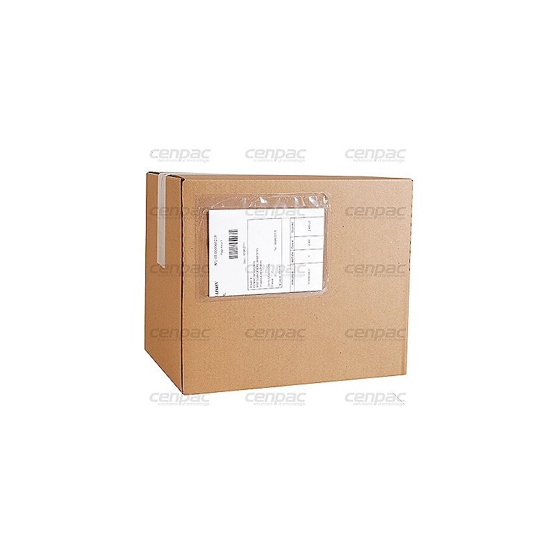 Pochette porte document adhesif renforcee 320x235 mm format a4 transparent colis de 500
