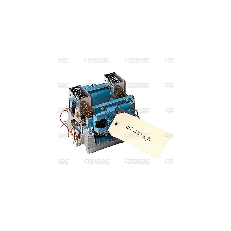 Etiquette americaine beige avec fil de fer 80x38mm - paquet de 1000