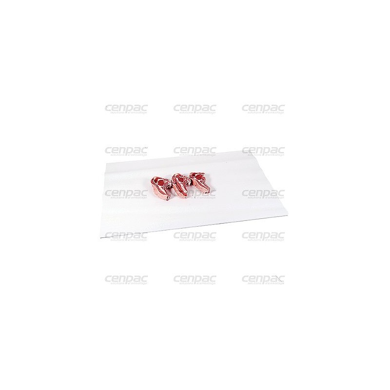 Papier sulfurise blanc 45g - 25 x 32 cm paquet de 1000f - colis:1000 feuilles