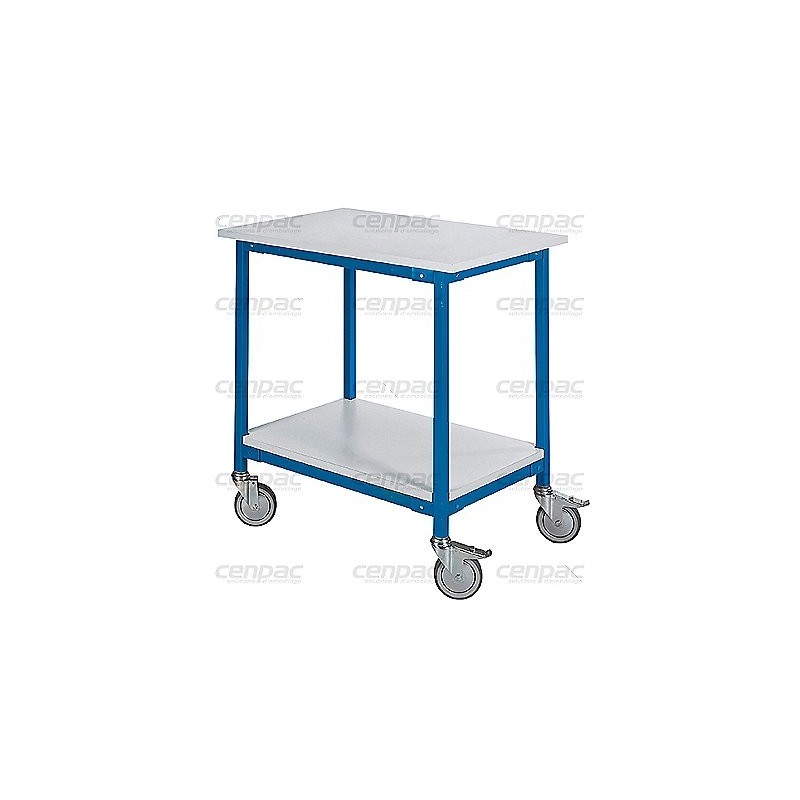 Plateau inférieur - pour desserte mobile 800x800mm - 1 plateau inferieur