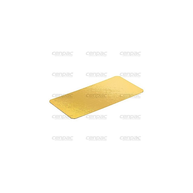 Plaque carton coins arrondis or 2 cotes 230x340mm 750g/m² colis de 100 plaques - colis de 100 plaques
