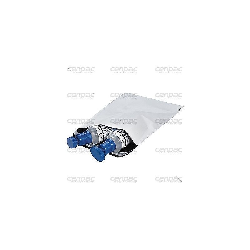 Pochette opaque pebd 60µ - 180x220 mm + bande adhesive 40 mm colis de 500