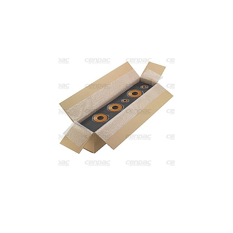 Caisse carton americaine double cannelure est lne 2.m 1200x400x200mm dim ext - lot de 10 caisses