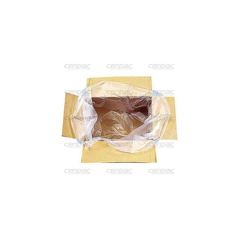 Sac fond de caisse soufflet pehd 12µ 600+200/200x650mm - colis de 800 en liasse - colis de 800 sacs