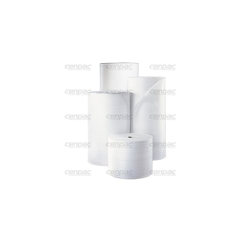 Mousse pebd expanse ep 2mm - 100cmx250m:250m² - colis de 1 rouleau - colis de 1 rouleau