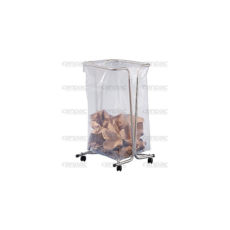 Sac poubelle standard pebd noir - 130 litres 800x1180mm 45µ - colis de 100 sacs - colis de 100 sacs