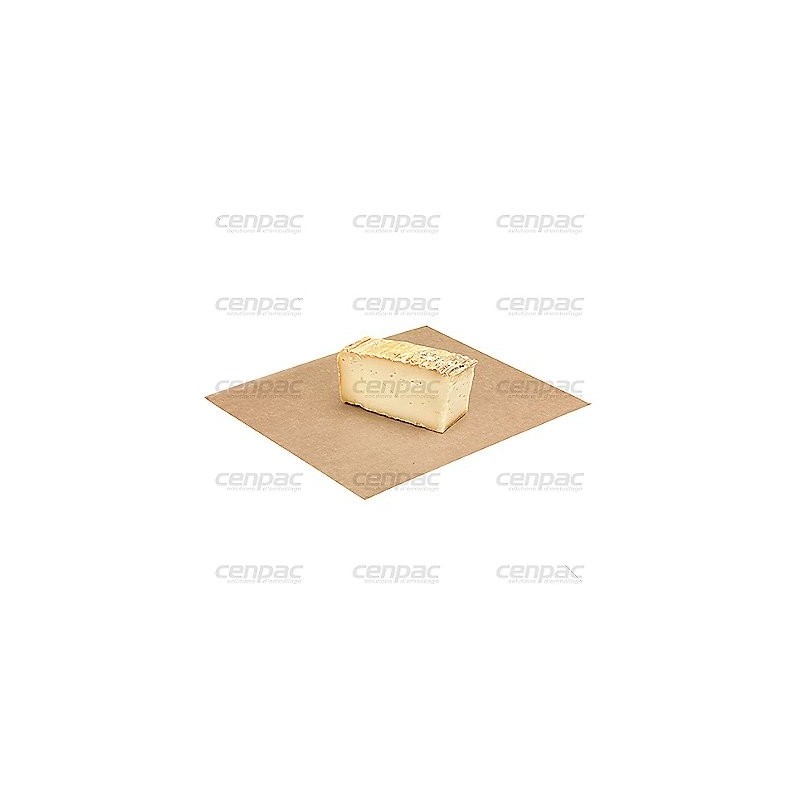 Papier brun vergé enduit 1f 42g/m2 formats 25x33cm - paquet de 10 kg - colis de 10 kgs