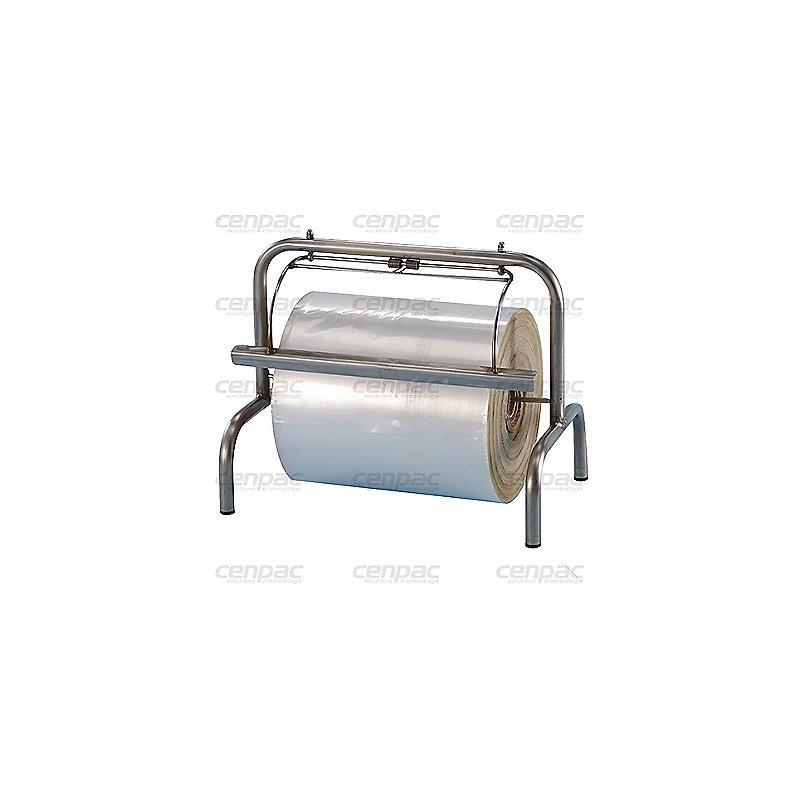 Derouleur inox de comptoir - largeur de coupe 35 cm - diametre bobine 200mm maxi - derouleur de comptoir