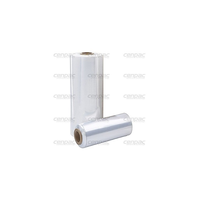 Film retractable ct304e - 455mmx2x1454m:1323,14m² 14µ dosse pre perfore - colis de 1 bobine