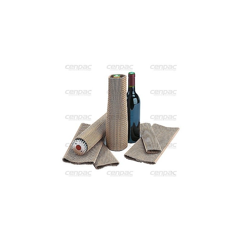 Gaine protection carton brun 90x330mm 600gr/m² - colis de 100 - colis de 100 gaines