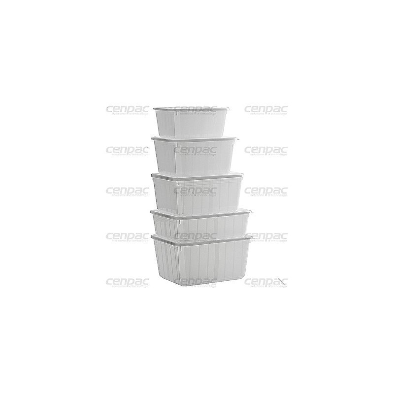 Boite pp avec couvercle independant 750cc 139x115x67mm - colis de 200 - colis de 200
