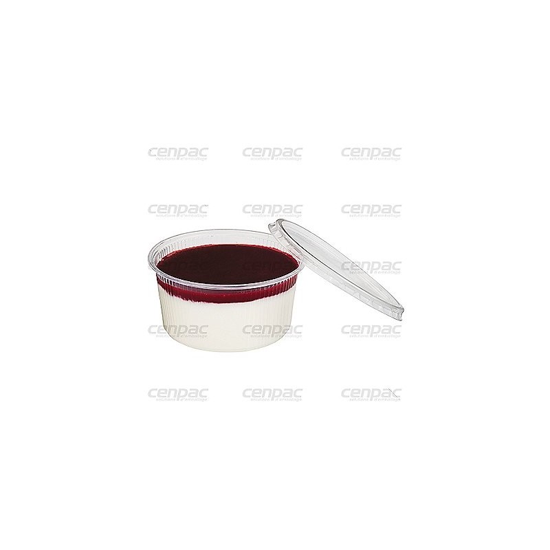 Pot pp transparent 250cc - 250g diam 101 haut 48mm - colis de 1000 pots - colis de 1000 pots