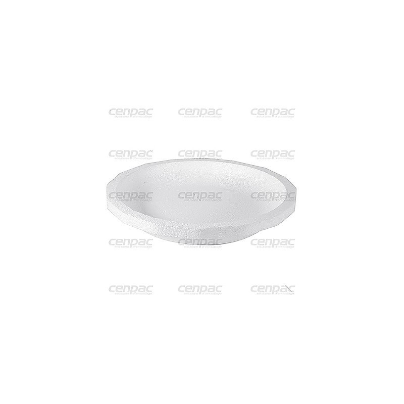Bateau fruits de mer pse blanc l55 x l32 x h13 4/5 parts - colis de 40 bateaux - colis de 40 bateaux