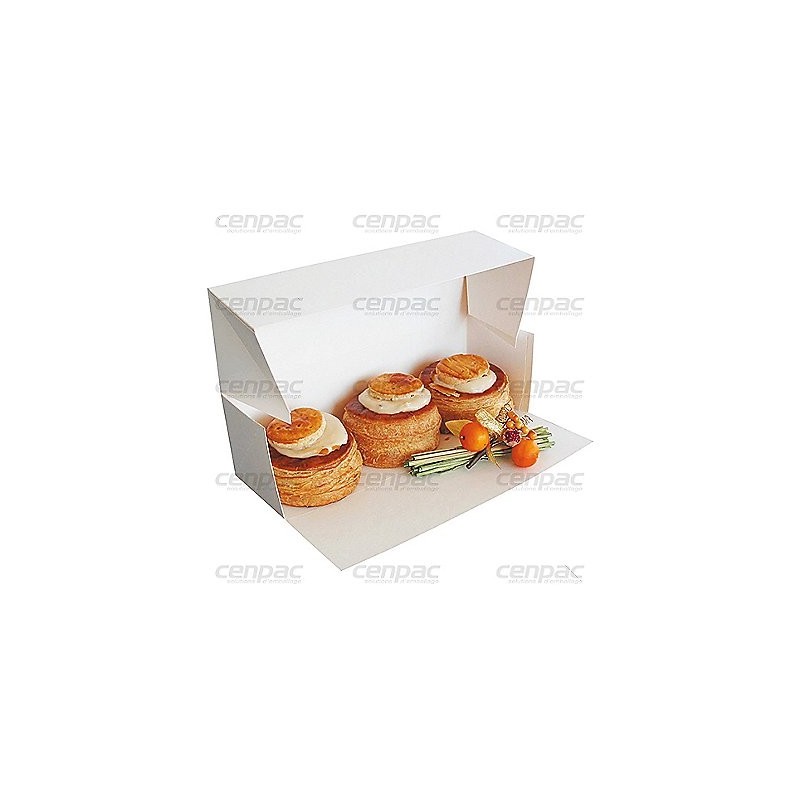 Boite carton blanc format 3 pieces 30x11x10cm - colis de 25 boites - colis:25 boites