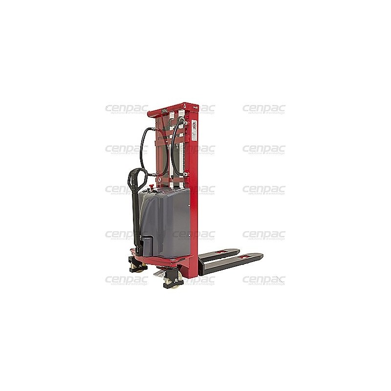 Gerbeur manuel - capacite 1000 kg - hauteur max. fourches 1600 mm gerbeur manuel