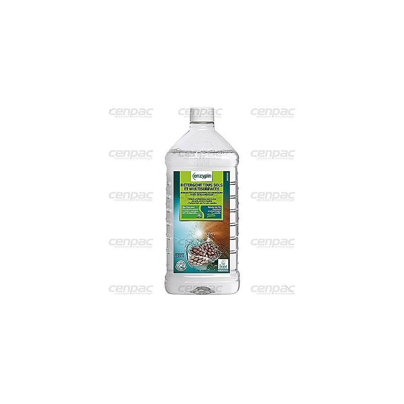 Detergent sol et multisurfaces parfum pin des landes - flacon de 1l - colis de 6 flacons