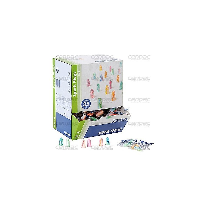 Bouchons d'oreilles - snr : 35 db - boite de 200 paires - boite de 200 paires