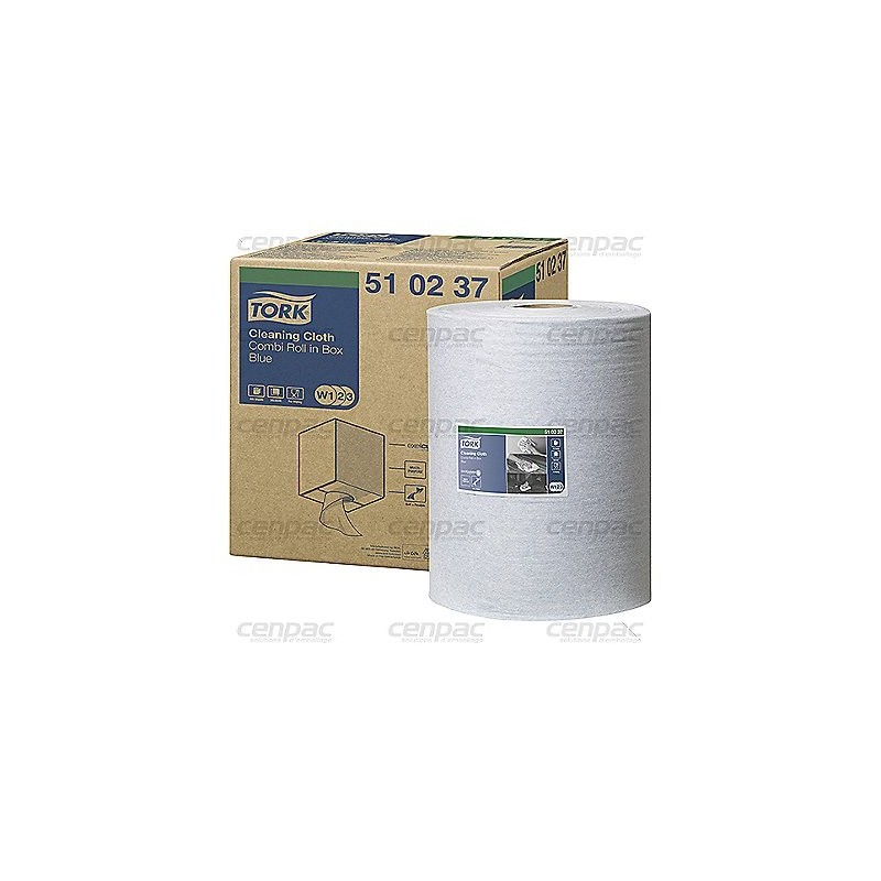 Chiffon non tisse multi usages 55g 400 chiffons 32x38 cm - colis de 1 bobine - 1 bobine de 400 formats